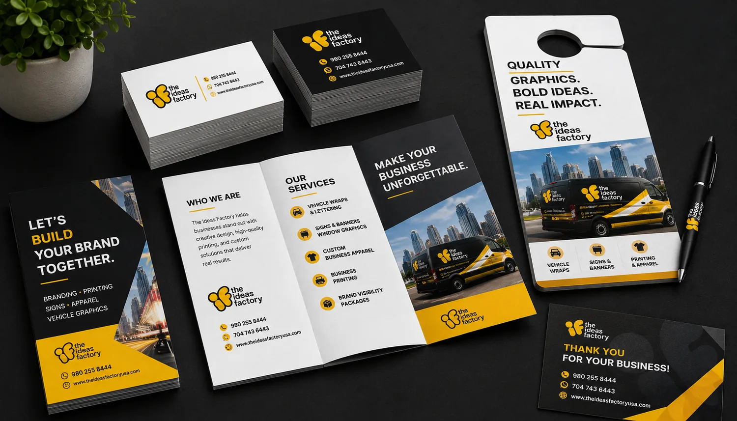 Business printing and branding materials in Concord NC